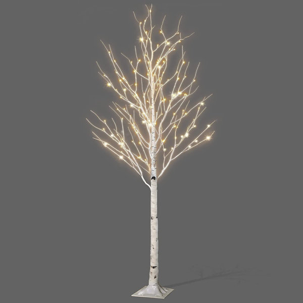 The Seasonal Aisle Birch Twig Tree Lighted Display & Reviews Wayfair